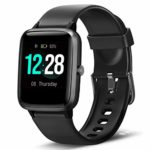 LETSCOM Smart Watch Fitness Tracker Heart Rate Monitor Step Calorie Counter Sleep Monitor Music Control IP68 Water Resistant 1.3″ Color Touch Screen Activity Tracking Pedometer for Women Men Kids