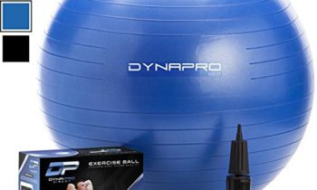 Read more about the article DYNAPRO Exercise Ball – 2,000 lbs Stability Ball – Professional Grade – Anti Burst Exercise Equipment for Home, Balance, Gym, Core Strength, Yoga, Fitness, Desk Chairs (Blue, 55 Centimeters)